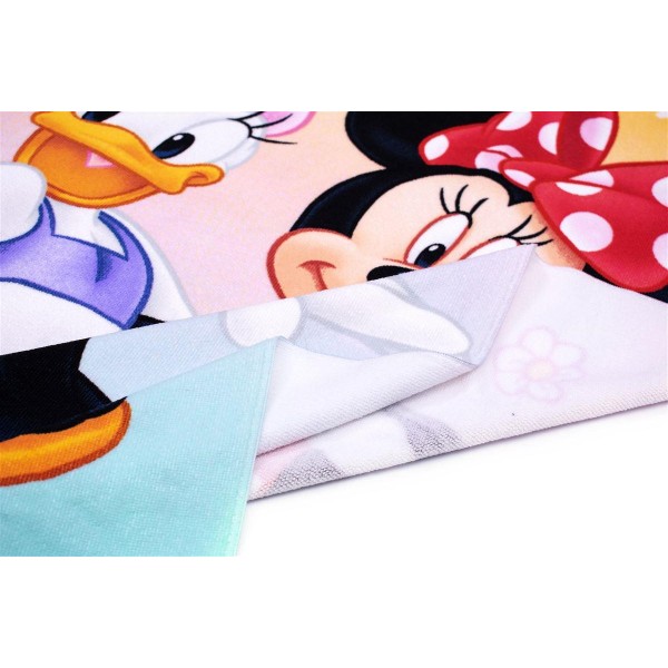 Πετσέτα Θαλάσσης Quick Dry Disney Home Minnie & Daisy 22 70X140 Pink 100% Microfiber54460912040
