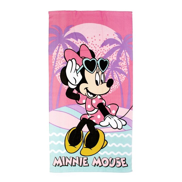 Πετσέτα Θαλάσσης Quick Dry Disney Home Minnie 72 70X140 Coral 100% Microfiber54460912042