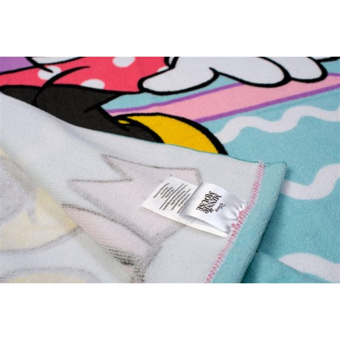 Πετσέτα Θαλάσσης Quick Dry Disney Home Minnie 72 70X140 Coral 100% Microfiber54460912042