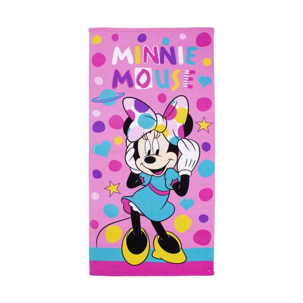 Πετσέτα Θαλάσσης Quick Dry Disney Home Minnie 94 70X140 Pink-Multi 100% Microfiber54460912043