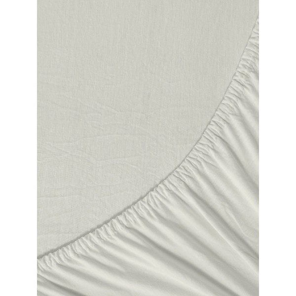 Σεντόνι Jersey Υπέρδιπλο  με Λάστιχο 160Χ200+40- Tender Oat Beige5206482140547