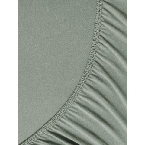 Σεντόνι Jersey Υπέρδιπλο με Λάστιχο 160Χ200+40-  Tender Rock Green5206482140585