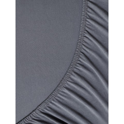 Σεντόνι Jersey Μονό με Λάστιχο 100Χ200+40-  Tender Dark Gray5206482140608