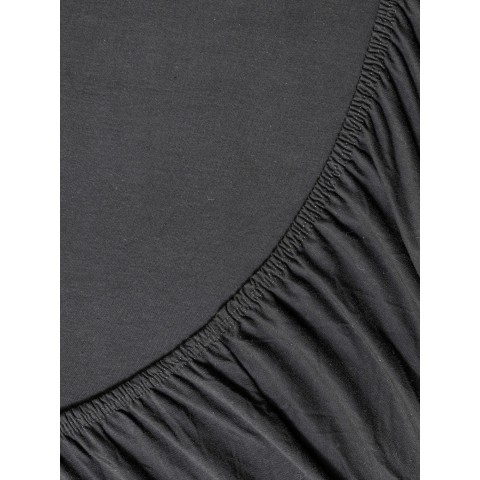 Σεντόνι Jersey Υπέρδιπλο με Λάστιχο 160Χ200+40-  Tender  Black5206482140714