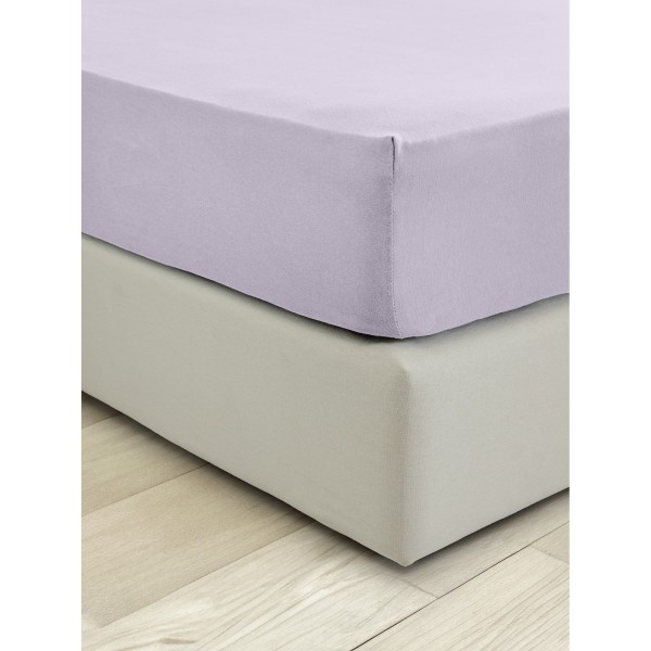 Σεντόνι Jersey Υπέρδιπλο με Λάστιχο 160Χ200+40-  Tender  Amethyst5206482153547