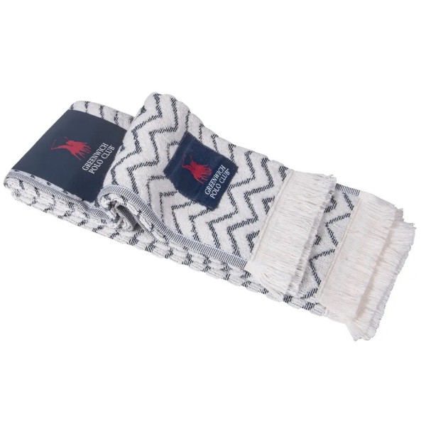 2696 ΠΕΤΣΕΤΕΣ ΚΟΥΖΙΝΑΣ ΜΠΛΕ ΛΕΥΚΟ  ΣΕΤ 2ΤΜΧ 40Χ60 GREENWICH POLO CLUB5204850218546