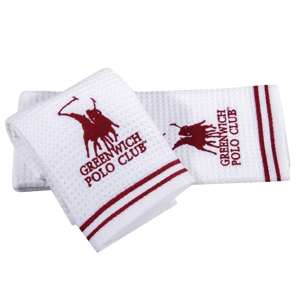 2805 ΠΕΤΣΕΤΕΣ ΚΟΥΖΙΝΑΣ ΜΕ ΚΕΝΤΗΜΑ  ΚΟΚΚΙΝΟ  ΣΕΤ 2ΤΜΧ 40Χ60 GREENWICH POLO CLUB5204850238704