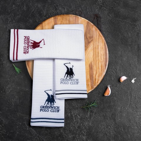 2806 ΠΕΤΣΕΤΕΣ ΚΟΥΖΙΝΑΣ ΜΕ ΚΕΝΤΗΜΑ  ΜΠΛΕ  ΣΕΤ 2ΤΜΧ 40Χ60 GREENWICH POLO CLUB5204850238711