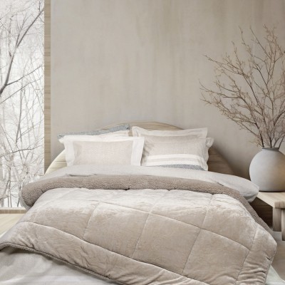 Κουβέρτα/Πάπλωμα Μονό 160x220 - Cira Beige