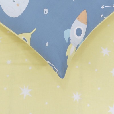 Σετ Σεντόνια Μονά με Λάστιχο - Space 2