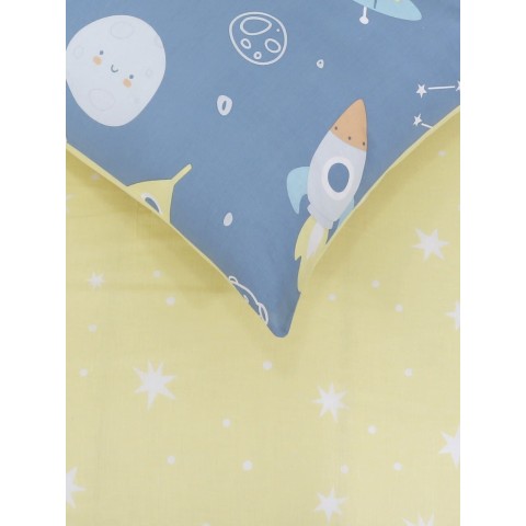 Σετ Σεντόνια Μονά με Λάστιχο - Space5206482171114