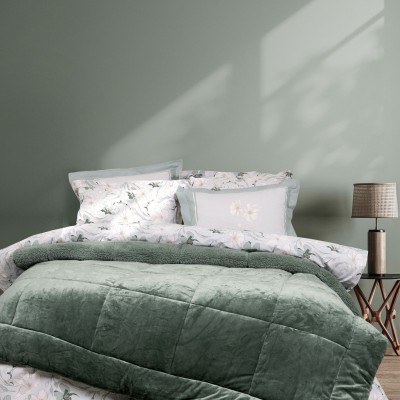 Κουβέρτα/Πάπλωμα Υπέρδιπλο 220x240 - Cira Dark Green
