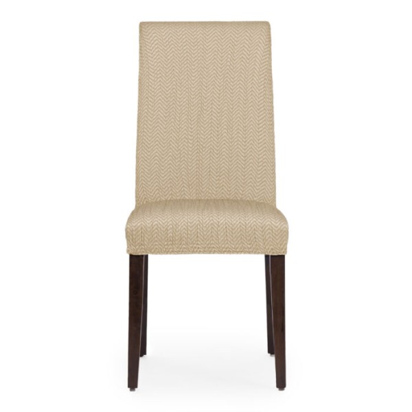 APOLLO BEIGE C/01  ΕΛΑΣΤΙΚΟ ΚAΛΥΜΜΑ ΓΙΑ  ΚΑΡΕΚΛΑ τραπεζαρἰας  με πλάτη