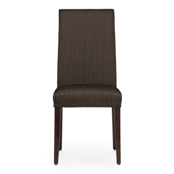 APOLLO MARRON   C/07 ΕΛΑΣΤΙΚΟ ΚAΛΥΜΜΑ ΓΙΑ  ΚΑΡΕΚΛΑ τραπεζαρἰας  με πλάτη