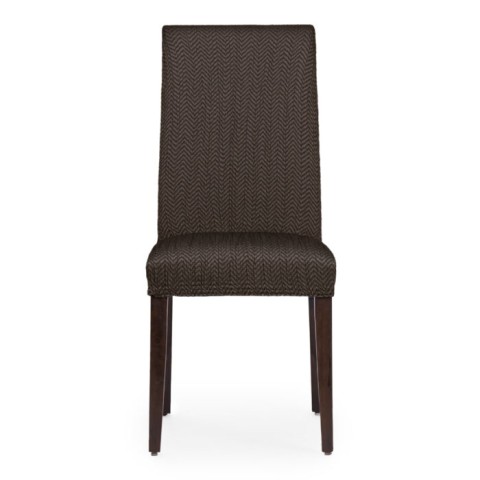 APOLLO MARRON   C/07 ΕΛΑΣΤΙΚΟ ΚAΛΥΜΜΑ ΓΙΑ  ΚΑΡΕΚΛΑ τραπεζαρἰας  με πλάτη