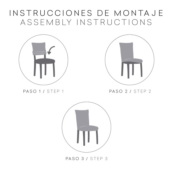 APOLLO ΑΝΘΡΑΚΙ  C/16 ΕΛΑΣΤΙΚΟ ΚAΛΥΜΜΑ ΓΙΑ  ΚΑΡΕΚΛΑ τραπεζαρἰας  με πλάτη