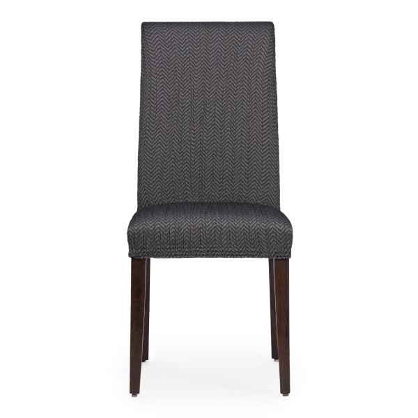 APOLLO ΑΝΘΡΑΚΙ  C/16 ΕΛΑΣΤΙΚΟ ΚAΛΥΜΜΑ ΓΙΑ  ΚΑΡΕΚΛΑ τραπεζαρἰας  με πλάτη