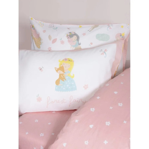 Nima Kids Σετ Σεντόνια Μονά με Λάστιχο - Forest Fairy Πολύχρωμο (1 x 100x200+30 x 170x255 52x72) 5206482171190