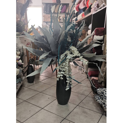 Διακοσμητικό Βάζο DEP136 15x15x31cm Grey Espiel 5205918329372