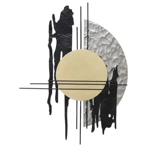 Marhome Διακοσμητικό  Τοίχου από Μέταλλο 100.3x6.4x71.8cm 