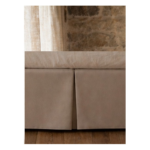 Κρεβατόγυρος Luxury Greige 160x200 +35εκ Ύψος βολάν | Hotel Style με Καπάκι 900123458181