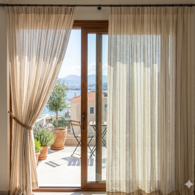 Κουρτίνες έτοιμες ανά δωμάτιο