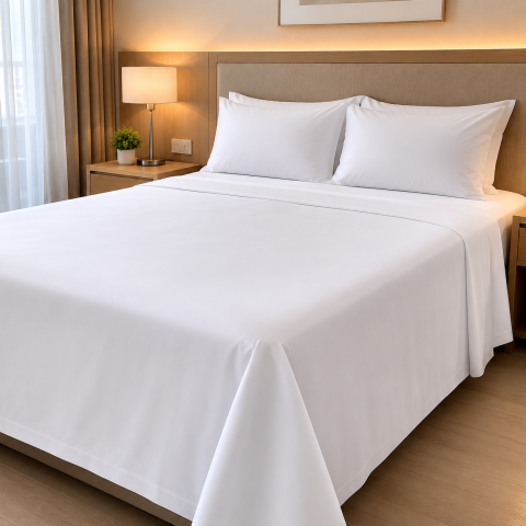 Ξενοδοχειακό Σεντόνι Επίπεδο 160x240 160TC 70%cotton -30%polyester 5208190010012