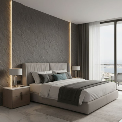 PANEL ΕΥΚΑΜΠΤΗΣ ΠΕΤΡΑΣ 600x1200mm MEDIUM GREY 2
