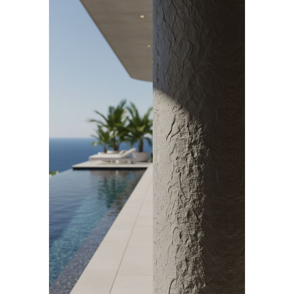 PANEL ΕΥΚΑΜΠΤΗΣ ΠΕΤΡΑΣ 600x1200mm MEDIUM GREY 