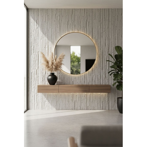 PANEL ΕΥΚΑΜΠΤΗΣ ΠΕΤΡΑΣ 600x1200mm BEIGE WHITE 