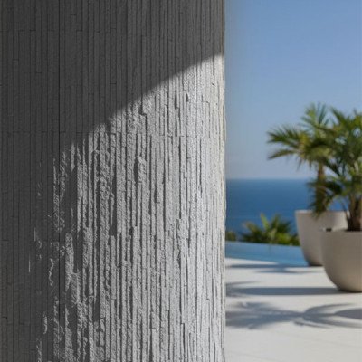PANEL ΕΥΚΑΜΠΤΗΣ ΠΕΤΡΑΣ 111040 600x1200mm LIGHT GREY 2