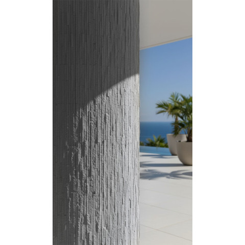 PANEL ΕΥΚΑΜΠΤΗΣ ΠΕΤΡΑΣ 600x1200mm LIGHT GREY 
