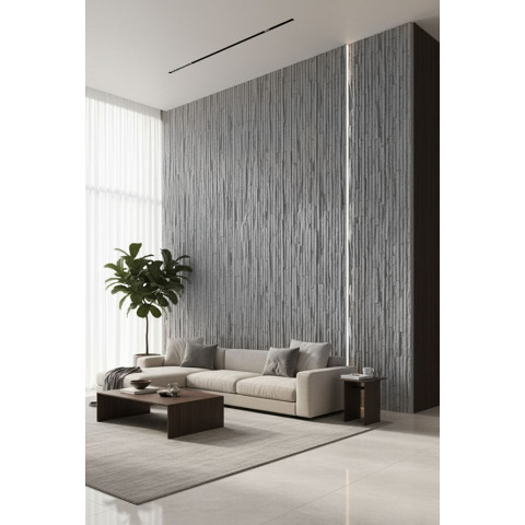 PANEL ΕΥΚΑΜΠΤΗΣ ΠΕΤΡΑΣ 600x1200mm LIGHT GREY 