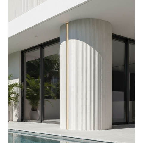 PANEL ΕΥΚΑΜΠΤΗΣ ΠΕΤΡΑΣ 600/1200mm BEIGE WHITE 