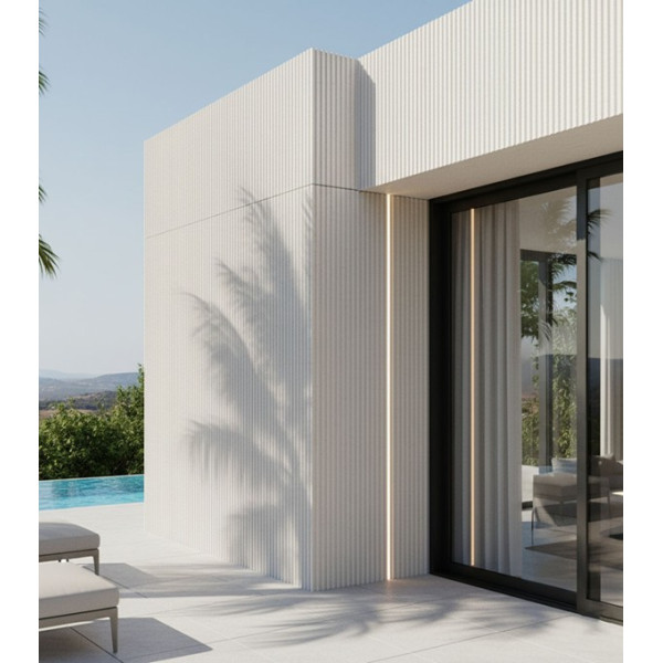 PANEL ΕΥΚΑΜΠΤΗΣ ΠΕΤΡΑΣ 600/1200mm BEIGE WHITE 