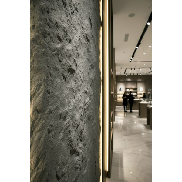 PANEL ΕΥΚΑΜΠΤΗΣ ΠΕΤΡΑΣ 600x1200mm MEDIUM GREY 