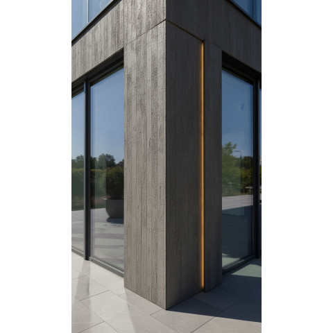 PANEL ΕΥΚΑΜΠΤΗΣ ΠΕΤΡΑΣ 600x1200mm MEDIUM GREY 