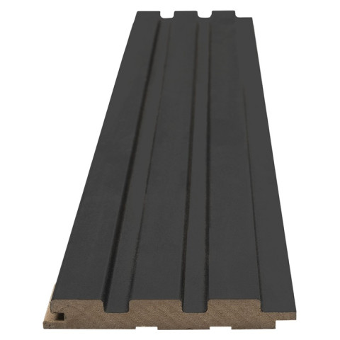 MDF PANEL ΜΕ 3D ΠΗΧΑΚΙΑ 507090 BEAT DL 16/119/2750mm BLACK LEAD NewPlan 