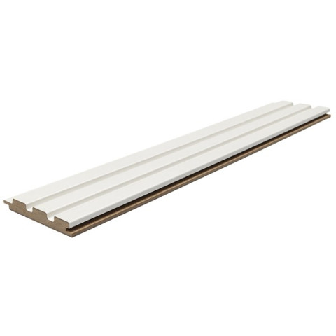 MDF PANEL ΜΕ 3D ΠΗΧΑΚΙΑ 502040 BEAT ST 16/119/2750mm WHITE NewPlan 