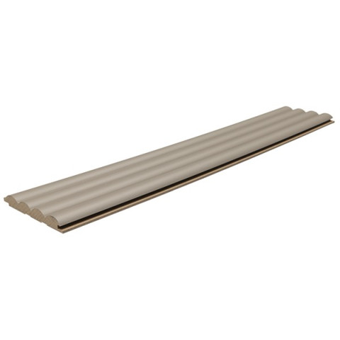 MDF PANEL ΜΕ 3D ΠΗΧΑΚΙΑ 806090 WAVE DL 16/119/2750mm SAND GREY NewPlan 