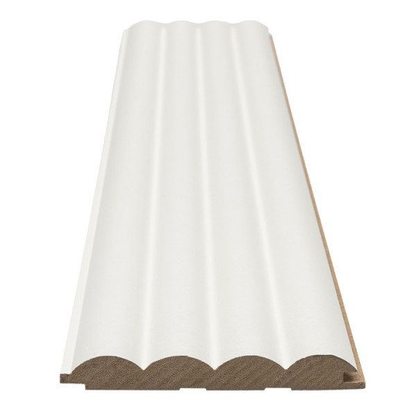 MDF PANEL ΜΕ 3D ΠΗΧΑΚΙΑ 802040 WAVE ST 16/119/2750mm WHITE NewPlan 