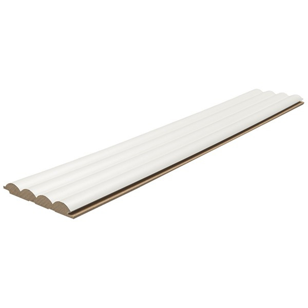 MDF PANEL ΜΕ 3D ΠΗΧΑΚΙΑ 802040 WAVE ST 16/119/2750mm WHITE NewPlan 