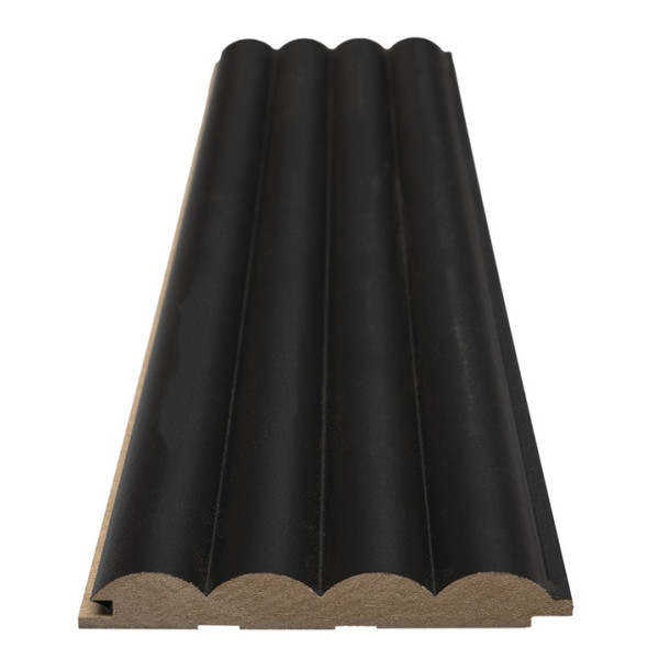 MDF PANEL ME 3D ΠΗΧΑΚΙΑ 805090 WAVE ST 16/119/2750mm BLACK EDITION NewPlan 