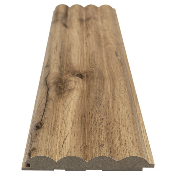 MDF PANEL ΜΕ 3D ΠΗΧΑΚΙΑ 808090 WAVE ST 16/119/2750mm PECAN NewPlan 