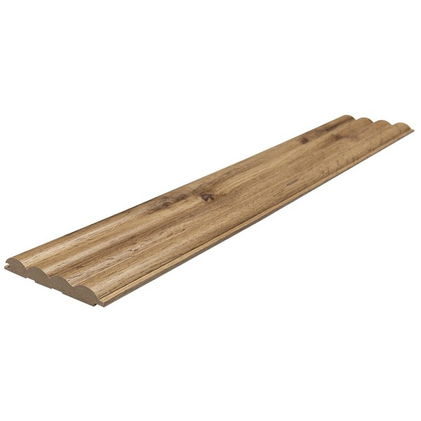 MDF PANEL ΜΕ 3D ΠΗΧΑΚΙΑ 808090 WAVE ST 16/119/2750mm PECAN NewPlan 