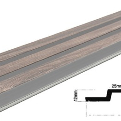 MDF PANEL ΜΕ 3D ΠΗΧΑΚΙΑ 802040 WAVE ST 16/119/2750mm WHITE NewPlan  2