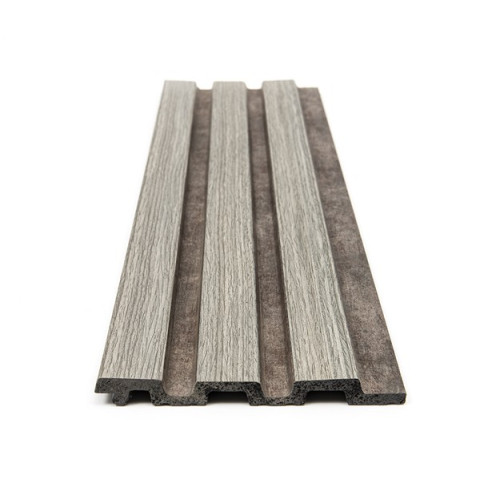 PS PANEL ΜΕ 3D ΠΗΧΑΚΙΑ 02/116 PIANO 12/122/2900mm GREY OAK/RUST NewPlan 