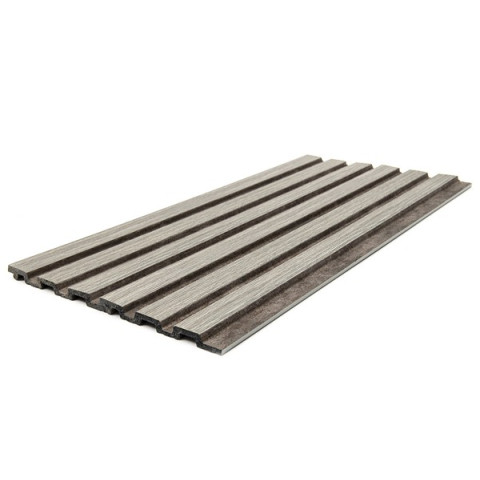 PS PANEL ΜΕ 3D ΠΗΧΑΚΙΑ 02/116 PIANO 12/122/2900mm GREY OAK/RUST NewPlan 