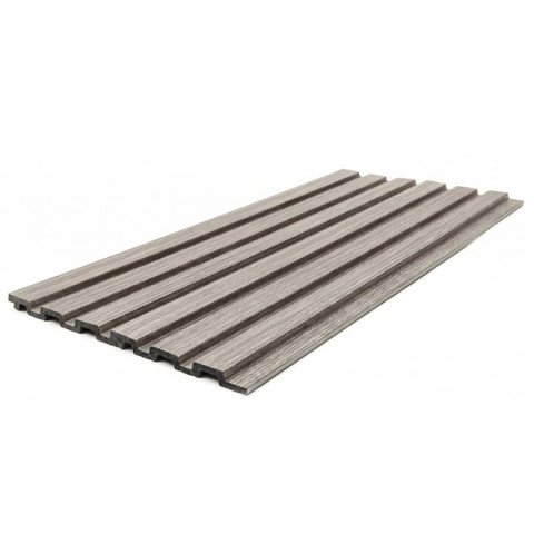 PS PANEL ΜΕ 3D ΠΗΧΑΚΙΑ 02 PIANO (ΜΟΝΟΧΡΩΜΟ  ΓΚΡΙ) 12/122/2900mm  GREY NewPlan 