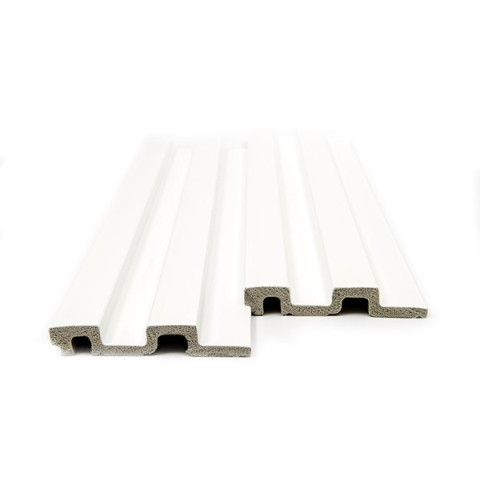 PS PANEL  ΜΕ 3D ΠΗΧΑΚΙΑ 01 RESIDENCE 21/122 mm WHITE NewPlan 